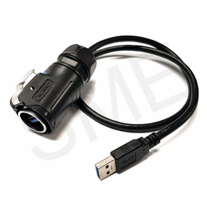 LP-24-C/USB3/016/PE-41-001 MALE 24파이 플러그 원형 방수커넥터
