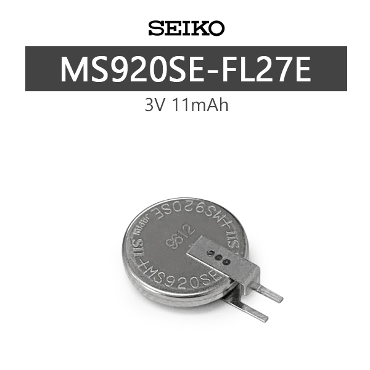 세이코 SEICO MS920SE-FL27E 3V 11mAh 벌크포장 [GPS 백업배터리]