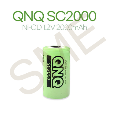 QNQ 니카드 SC2000 벌크타입 1.2V 2000mAh [NI-CD충전지]