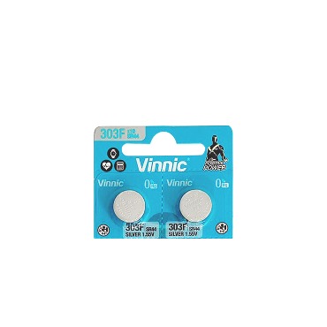 [리튬코인셀] 비닉 VINNIC 303F 포장 2개입 1.55V 158mAh(SR44호환)