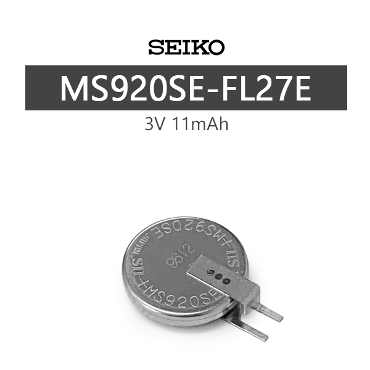 세이코 SEICO MS920SE-FL27E 벌크 1개 3V 11mAh [GPS 백업배터리]