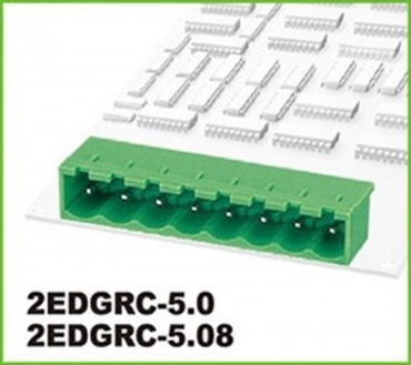 2EDGRC-5.08 (PCB STRAIGHT TYPE 터미널 블록, 핀간격 : 5.08mm피치 )