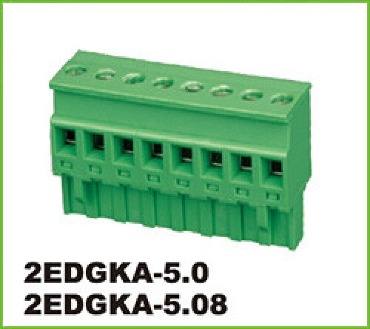 2EDGKA-5.0 (플러그 터미널 블록, 핀간격 : 5.0mm피치 )