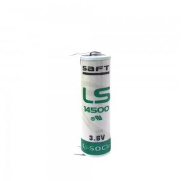 [PLC/열량계 배터리] 사프트 SAFT LS14500 1:2핀타입 AA사이즈 3.6V 2450mAh