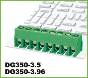 DG350-3.5 (스크류 PCB 터미널블럭, 핀간격 : 3.5mm피치)