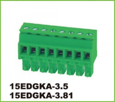 15EDGKA-3.5 (플러그 터미널 블록, 핀간격 : 3.5mm피치)