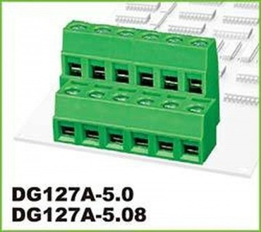 DG127A-5.08 (스크류 PCB 터미널블럭, 핀간격 : 5.08mm피치)