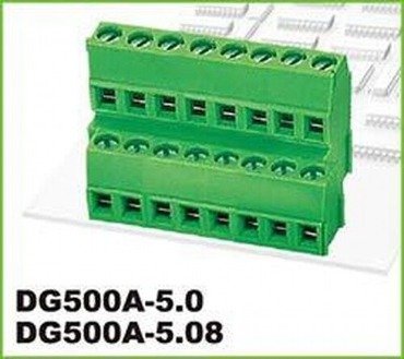 DG500A-5.0 (스크류 PCB 터미널블럭, 핀간격 : 5.0mm피치)