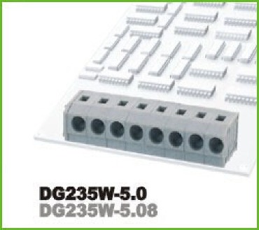 DG235W-5.0-4P (PCB SPRING TYPE GREY 2P ORANGE 2P 5.0mm피치)