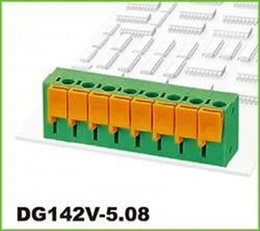 DG142V-5.08 (PCB STRAIGHT SPRING TYPE 5.08mm피치)
