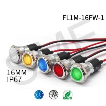 FILN-16FW-LED 16파이 방수 원형 인디게이터 DC 9~24V