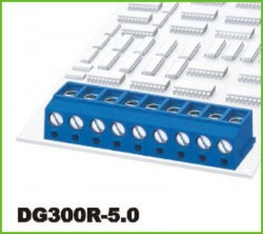 DG300R-5.0 (PCB 터미널 블록, 핀간격 : 5.0mm피치, 조립가능)
