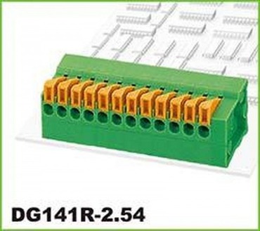 DG141R-2.54 (PCB ANGLE SPRING TYPE 2.54mm피치)